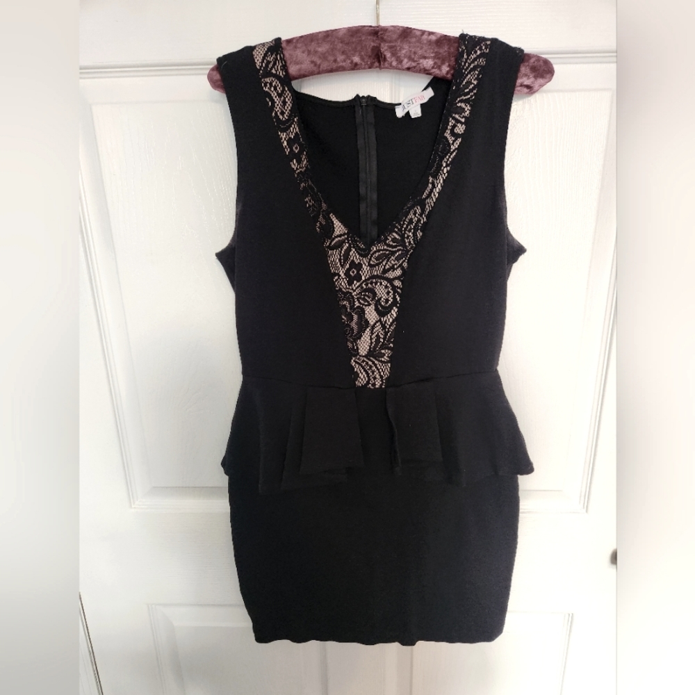 Just Fab Peplum Mini dress